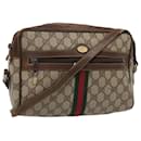 GUCCI GG Supreme Web Sherry Line Shoulder Bag PVC Beige 001 4071 5 Auth mr377 - Gucci