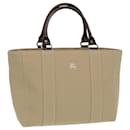 Sac fourre-tout Burberry Blue Label en toile beige Auth hk1531