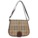 Burberrys Nova Check Shoulder Bag PVC Leather Beige Auth hk1529 - Autre Marque