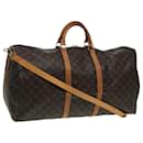 LOUIS VUITTON Monogram Keepall Bandouliere 60 Boston Tasche M41412 LV Auth 85356 - Louis Vuitton