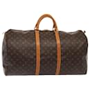 LOUIS VUITTON Monogram Keepall 60 Boston Bag M41422 LV Auth 84654 - Louis Vuitton