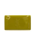 Flap Clutch Patent Leather Yellow - Saint Laurent