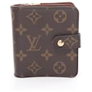 Louis Vuitton Compact Zip Monogram Bi-fold Wallet