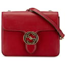 Gucci Rosso Piccolo Dollaro G intrecciato Crossbody