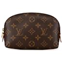 Louis Vuitton Brown Monogram Cosmetic Pouch