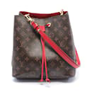 Borsa a Spalla Louis Vuitton NeoNoe Monogram Coquelicot