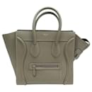 CELINE LUGGAGE PHANTOM M CABAS GRAINED LEATHER ETOUPE HAND BAG - Céline