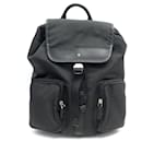 NINE MONTBLANC JET SMALL LEATHER SARTORIAL AND NYLON 116800 BACKPACK - Montblanc