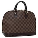 LOUIS VUITTON Damier Ebene Alma Hand Bag N51131 LV Auth 85034 - Louis Vuitton