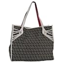 FENDI Zucchino Canvas Tote Bag Braun Gold Auth 84553 - Fendi