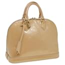 LOUIS VUITTON Monogram Vernis Alma PM Hand Bag Rose Angelique M90062 Auth 85024 - Louis Vuitton