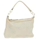 CHANEL COCO Mark Shoulder Bag Canvas Blue CC Auth yk14079 - Chanel