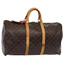 LOUIS VUITTON Monogram Keepall 50 Sac de Boston M41426 LV Auth yk14018 - Louis Vuitton