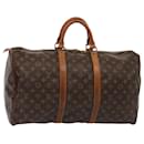 LOUIS VUITTON Monogram Keepall 50 Boston Bag M41426 LV Auth 84841 - Louis Vuitton