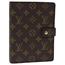 LOUIS VUITTON Monogramm Agenda MM Tagesplaner Cover R20105 LV Auth yk13891 - Louis Vuitton