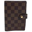 LOUIS VUITTON Damier Ebene Agenda PM Day Planner Cover R20700 LV Auth am6708 - Louis Vuitton