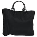 PRADA Borsa a mano in nylon nero Auth yk14098 - Prada