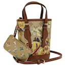 LOUIS VUITTON LV Garden Nano Bucket Shoulder Bag Beige M81724 LV Auth 84696S - Louis Vuitton