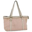 GUCCI GG Canvas Tote Bag Pink 141470 Auth 85056 - Gucci