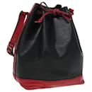 LOUIS VUITTON Borsa a spalla Epi Noe Per colore Nero Rosso M44017 LV Auth 84914 - Louis Vuitton