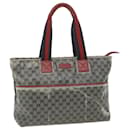 Bolsa Tote Gucci GG Crystal Sherry Line Vermelha Marinha