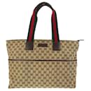 Gucci GG Canvas Beiger Mehrfarbiger Tote Bag