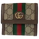 Gucci GG Marmont Canvas/Leather Bifold Wallet