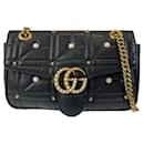 Bolso de hombro de cuero Gucci GG Marmont