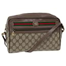 Sac à épaule Gucci GG Canvas Web Sherry Line PVC Beige Vert Rouge