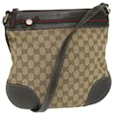 Sac à bandoulière Gucci GG Canvas Web Sherry Line Beige Rouge Vert