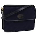 Balenciaga Shoulder Bag Canvas Navy