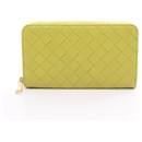 Bottega Veneta Intrecciato Zip Around Long Wallet  Leather Long Wallet