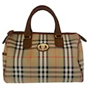 Burberry Nova Check Shadow Pferde-Leinwand-Handtasche