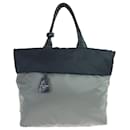 Sac tote en nylon tessuto avec logo triangle Prada