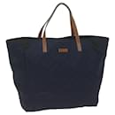 Gucci GG Canvas Tote Bag Navy