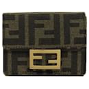 Fendi Zucca Pattern Bi-Fold Wallet