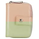 Dior Trotter Bifold Wallet Beige Patent Leather - Christian Dior