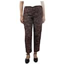 Pink sparkly tweed trousers - size UK 8 - Autre Marque