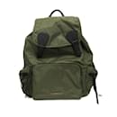Burberry Men's Nylon Backpack in Khaki