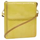 LOUIS VUITTON Pouch Motto Monogram Vernis Amarelo Limão M91059 LV Auth 85955 - Louis Vuitton