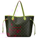 Bolsa tote Neverfull MM Monograma Louis Vuitton marrom