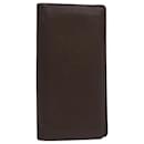 LOUIS VUITTON Taiga Brazza Portefeuille Long Wallet Grizzly M32578 Auth ar12456 - Louis Vuitton