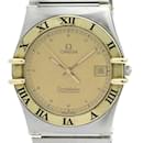 Omega Constellation 18K Gold and Stainless Steel Wristwatch