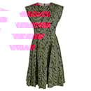 Philosophy di Lorenzo Serafini Printed Knee Length Dress in Pink Cotton - Autre Marque