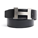 Hermès A composer 42 mm Belt T80 Black Silver Reversible H Belt US30 Hermes