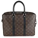 Louis Vuitton Monogram Macassar Porte Documents Voyage PM