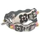 Fendi Strap You Flower Stud Leather Shoulder Strap