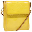 LOUIS VUITTON Pouch Motto Monogram Vernis Amarelo Limão M91059 LV Auth 78106 - Louis Vuitton