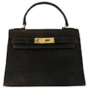 HERMES Kelly 25 bag in Black Sweden - 1122512379 - Hermès