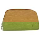 LOUIS VUITTON Epi Dauphine PM Pouch Amarelo M48449 LV Auth 87732 - Louis Vuitton